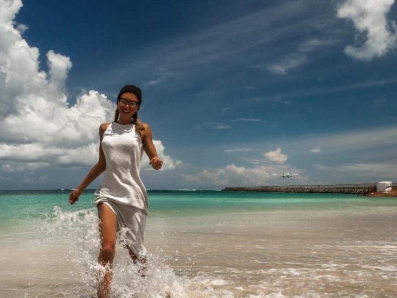 Running on the beach by Luxury Bali Travel